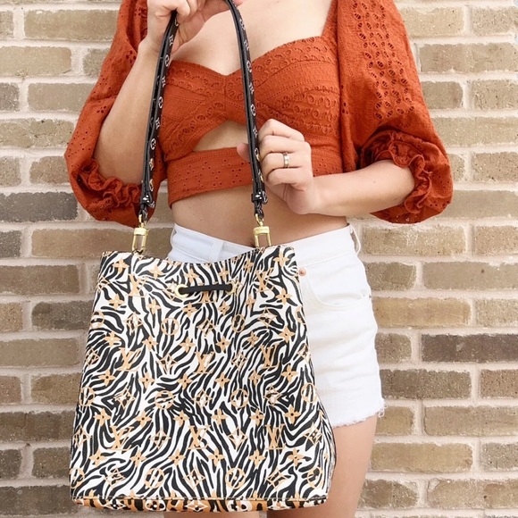 Louis Vuitton Neo Noe Bucket Bag Shoulder Tote Monogram Giant Jungle White - Picture 3 of 12